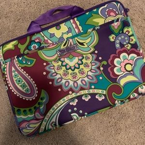 RARE Vera Bradley heather laptop case
